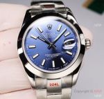 Swiss Quality Copy Rolex Datejust 41 Oystersteel Blue Dial in Citizen Movement